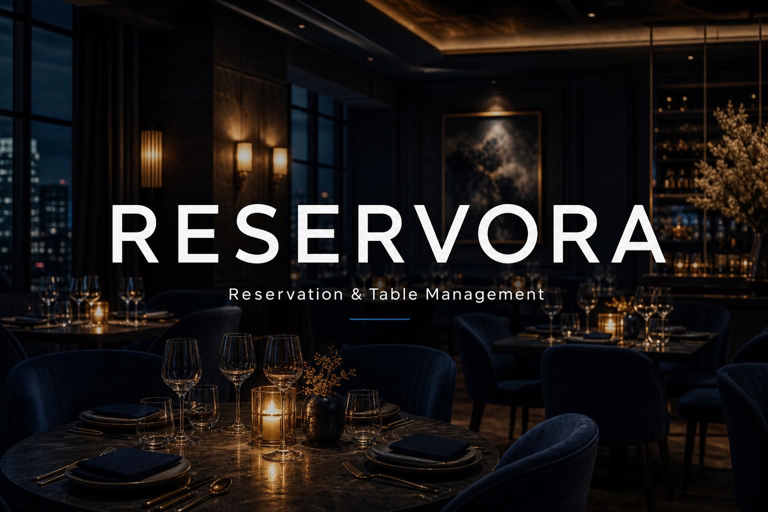 Reservora — Reservation & Table Management